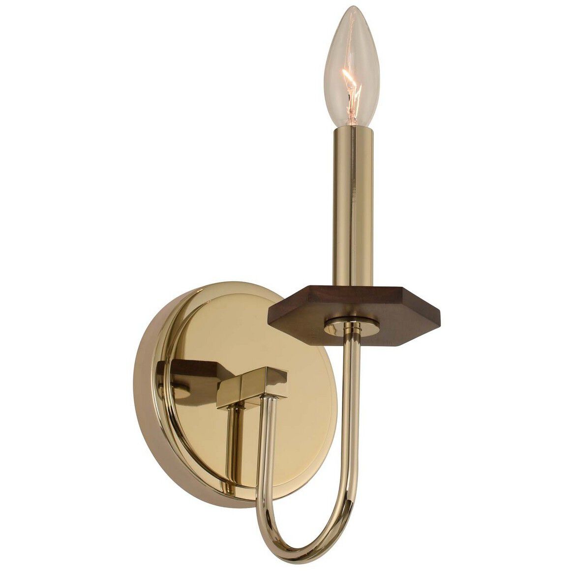 Lassen Wall Sconce Wall Light in Champagne Gold