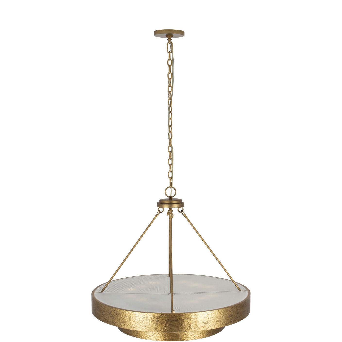 Moda 12 Light 32 inch Rustic Gold Chandelier Ceiling Light