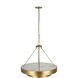 Moda 12 Light 32 inch Rustic Gold Chandelier Ceiling Light