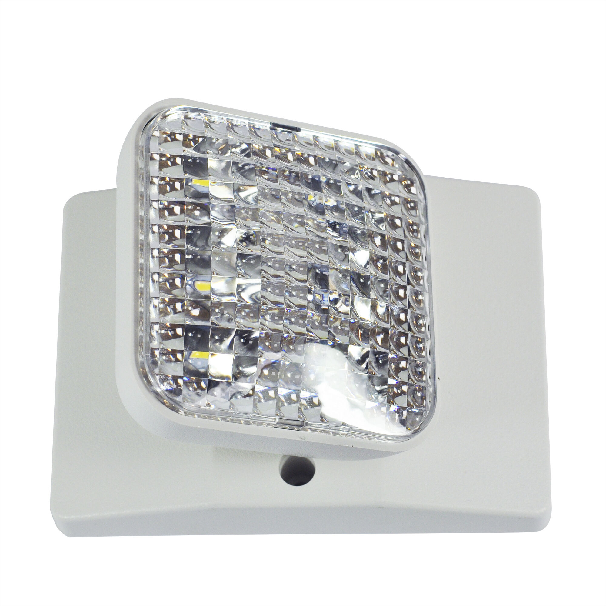Aaliyah 1 Light White Exit / Emergency Ceiling Light