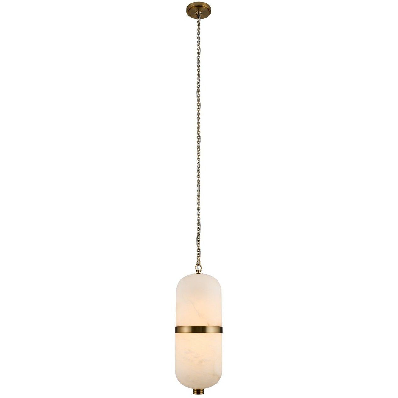 Volterra LED 8.5 inch Winter Brass Pendant Ceiling Light
