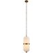 Volterra LED 8.5 inch Winter Brass Pendant Ceiling Light