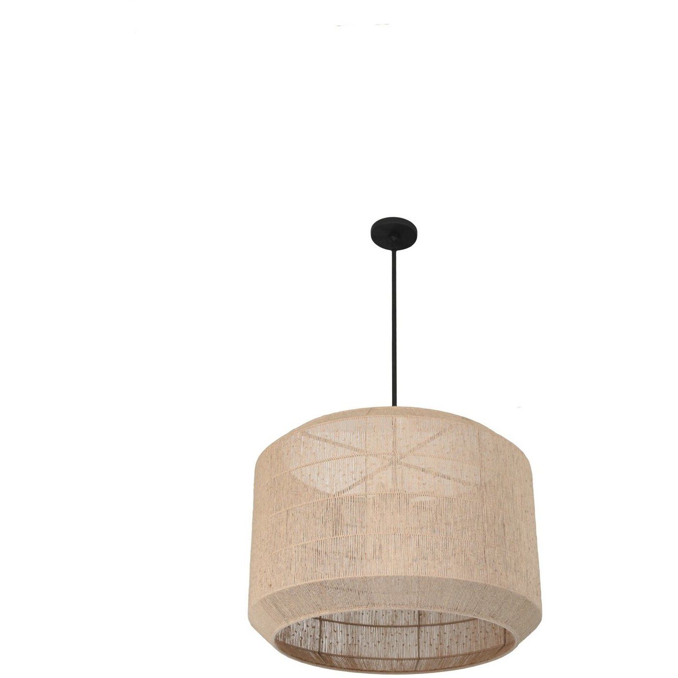 Cebu 5 Light 26 inch Matte Black Pendant Chandelier Ceiling Light