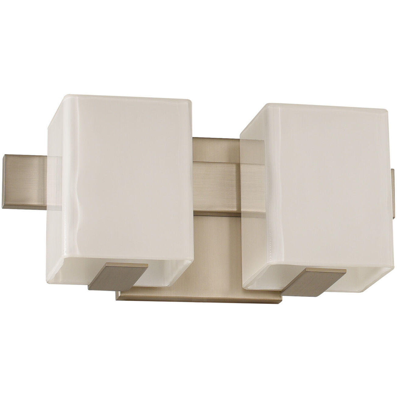 Catalina LED 12 inch Satin Nickel Bath Light Wall Light