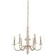 Carrara 6 Light 26 inch Champagne Gold Chandelier Ceiling Light
