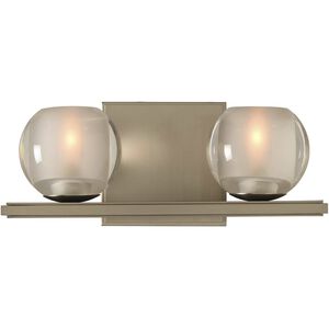 Corona LED 12 inch Satin Nickel Bath Vanity Light Wall Light