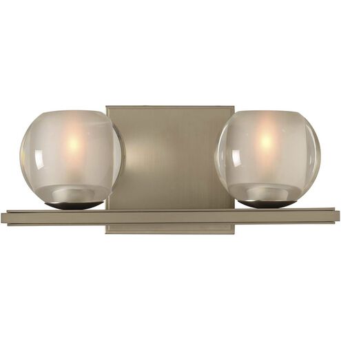 Corona LED 12 inch Satin Nickel Vanity Light Wall Light