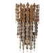 Pelt Wall Sconce Wall Light in Pearlized Antique Brass