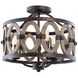 Belmont 3 Light 16.5 inch Florence Gold Flush Mount Ceiling Light