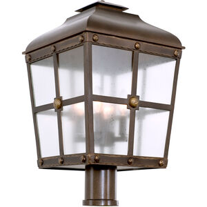Sherwood Outdoor 4 Light 23.5 inch Aged Bronze Post Mount