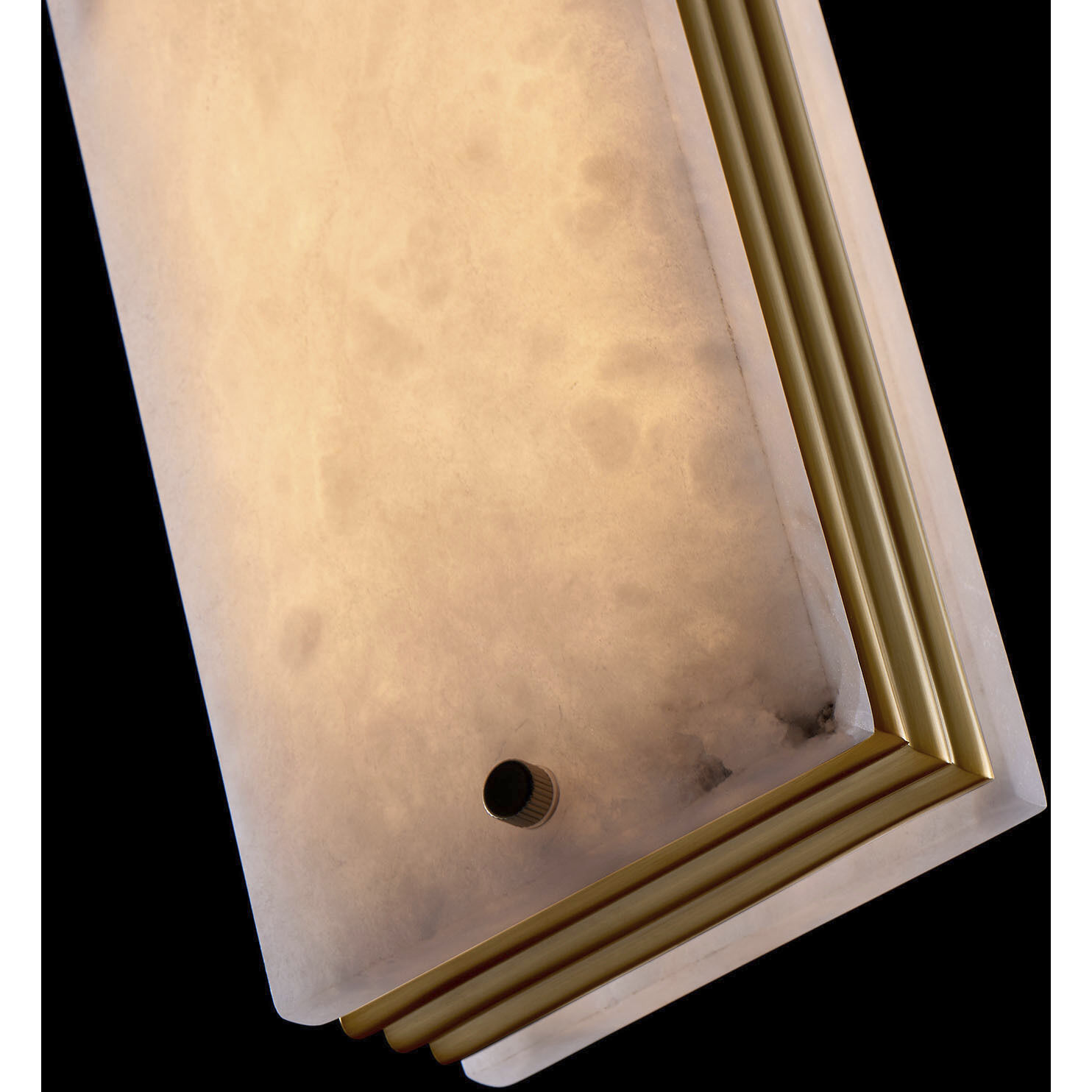 Vertical 5 inch Winter Brass Pendant Ceiling Light