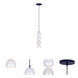 Pearls 1 Light 5 inch Matte Black Pendant Ceiling Light