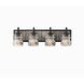 Bainbridge 4 Light 26 inch Black Iron Bath Vanity Light Wall Light