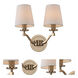 Curva Wall Sconce Wall Light in Brushed Champagne Gold