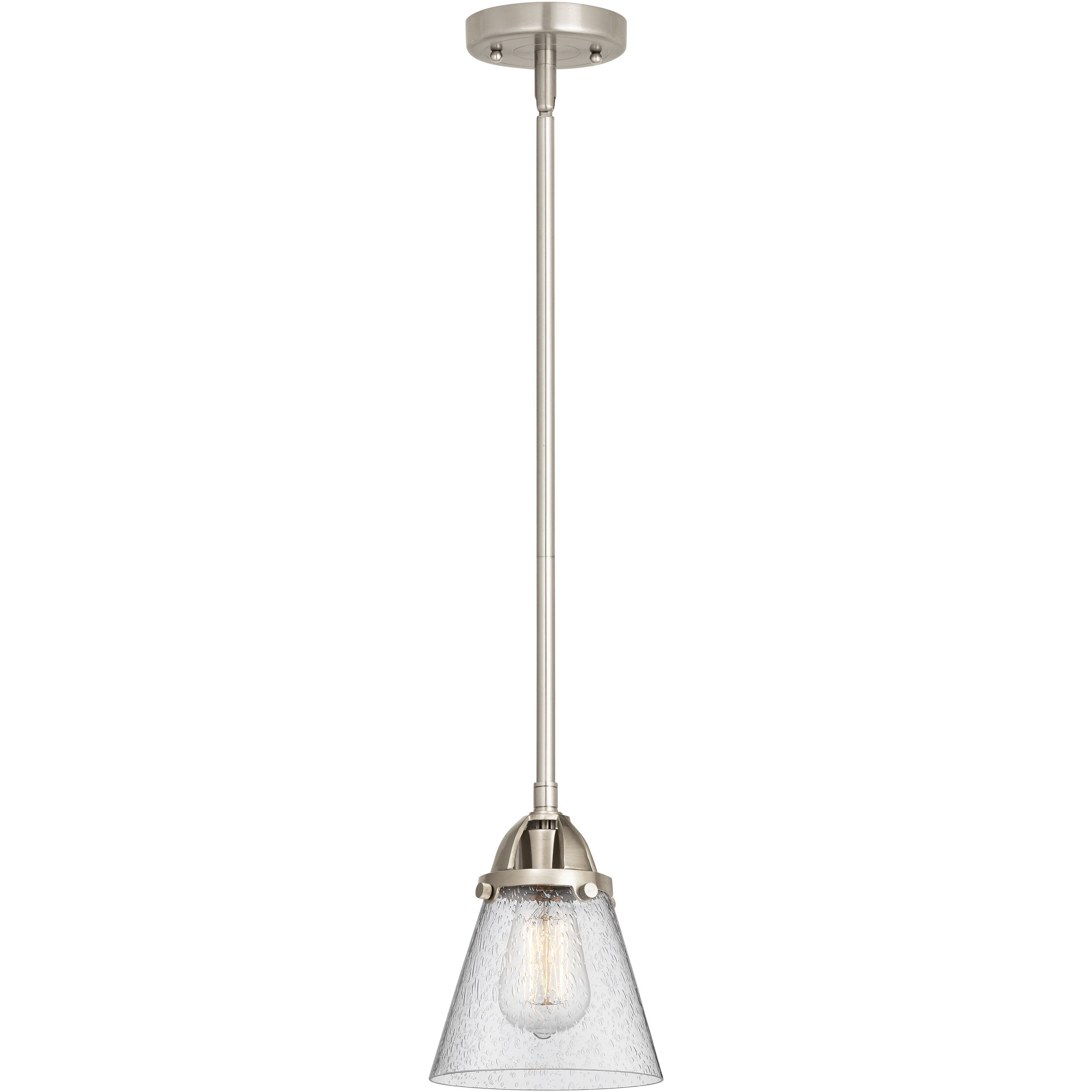 Nouveau 2 Cone 1 Light 6.25 inch Mini Pendant