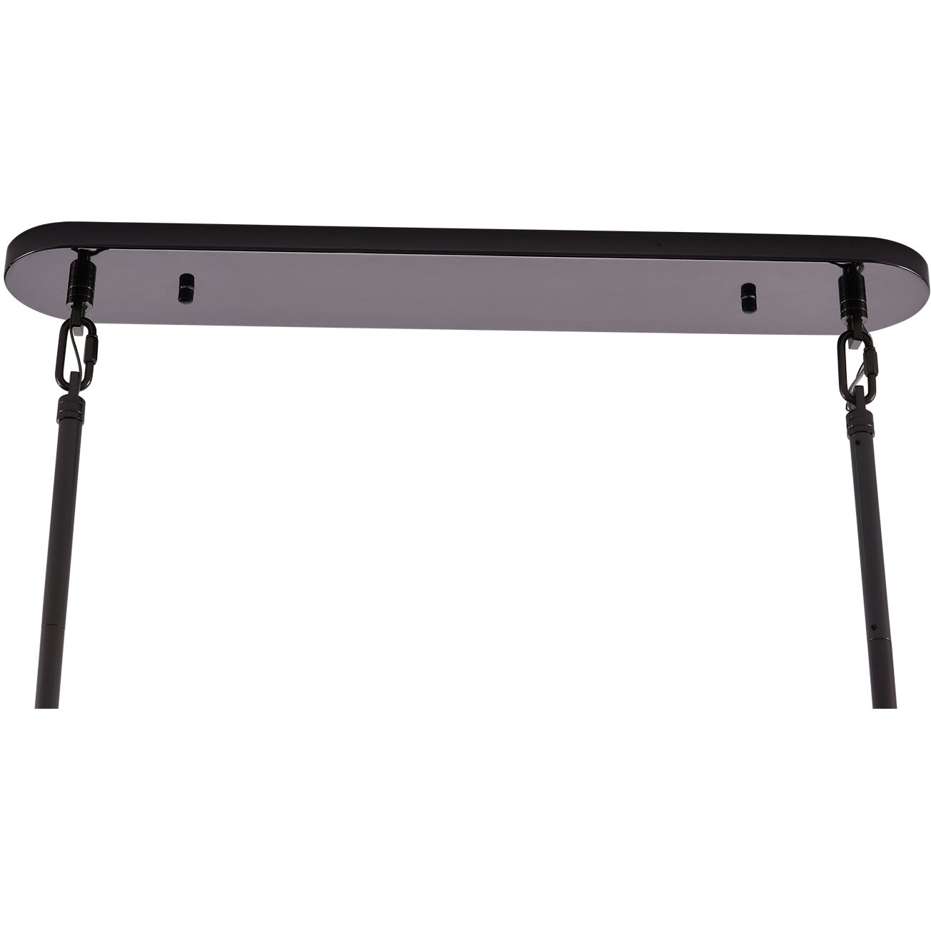 Uroko 9 Light 16 inch Black Nickel Linear Pendant Ceiling Light