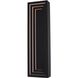 Chrysler 32 inch Matte Black Outdoor Wall Sconce