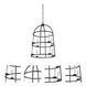 Wickenburg 8 Light 25 inch Black Iron Foyer Light Ceiling Light