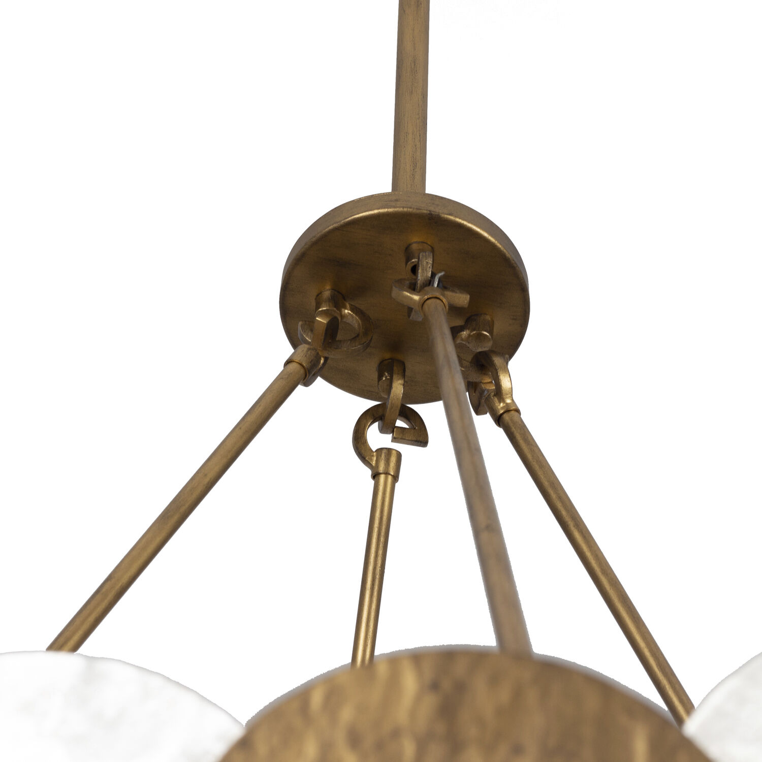 Cirque 8 Light 34 inch Rustic Gold Pendant Ceiling Light