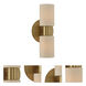 Harlowe Wall Sconce Wall Light in Winter Brass