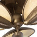 Spat 3 Light 24 inch Pearlized Antique Brass Semi Flush Mount Ceiling Light