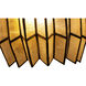 Fractal 2 Light 8.5 inch Oxidized Gold Leaf Wall Sconce Wall Light
