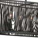 Morre 6 Light 42 inch Black Iron Island Light Ceiling Light