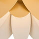 Flor 1 Light 26 inch White and Yellow Pendant Ceiling Light