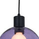 Cores 1 Light 9 inch Matte Black Pendant Ceiling Light