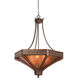Aspen 6 Light 42 inch Natural Iron Pendant Ceiling Light