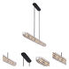 Sanibel Island Linear Ceiling Light in Matte Black