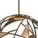 Neptune LED 28 inch Bronze Gold Pendant Ceiling Light