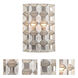 Prado Wall Sconce Wall Light in Oxidized Silver Leaf