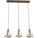 Embrace Island Light Ceiling Light in Pearlized Antique Brass