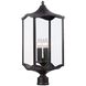 Lakewood Outdoor 4 Light 26 inch Aged Iron Post Mount Pier Mount