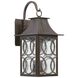 Monterey 3 Light 26 inch Aged Bronze Outdoor Wall Sconce