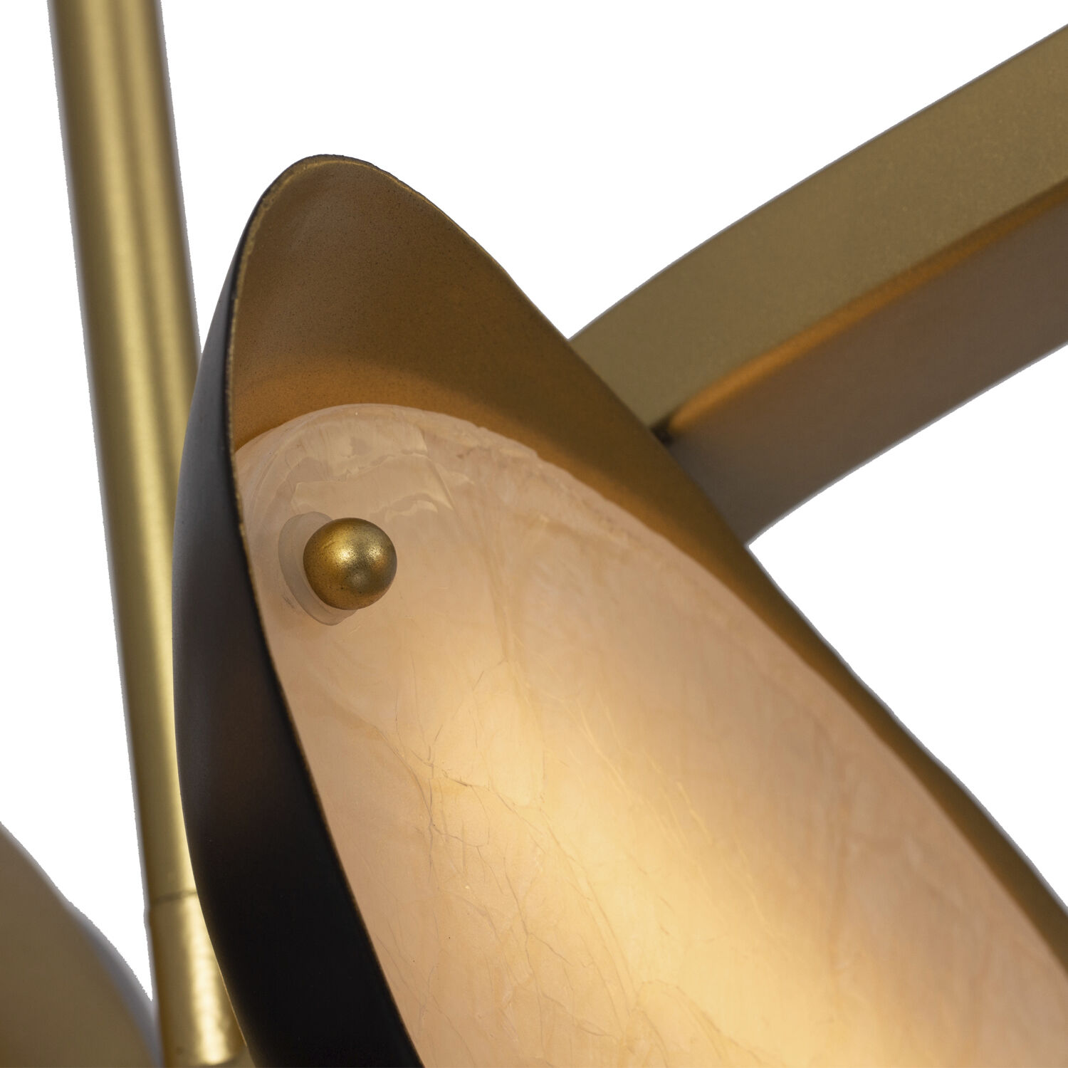 Onyx Island Light Ceiling Light in Brushed Gold And Satin Bronze