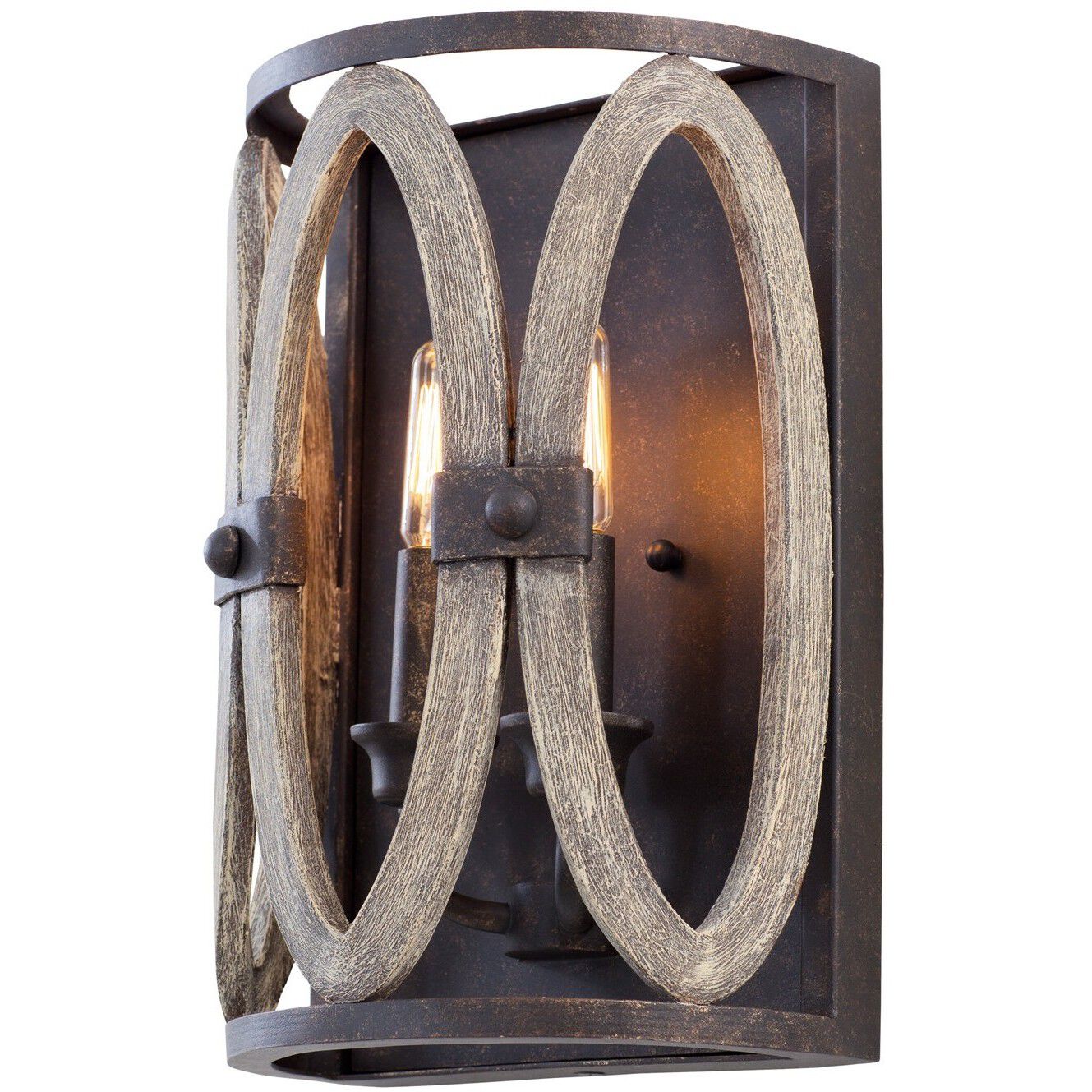 Belmont Wall Sconce Wall Light in Florence Gold