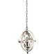 Rothwell 1 Light 9 inch Polished Satin Nickel Mini Pendant Ceiling Light
