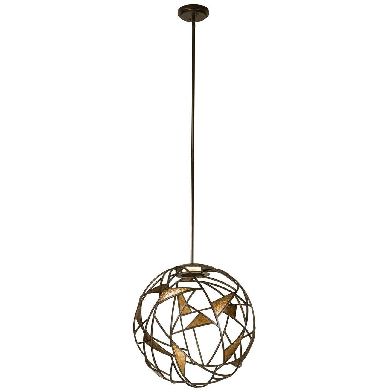Neptune LED 20 inch Bronze Gold Pendant Ceiling Light