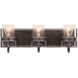 Bexley 3 Light 20 inch Vintage Iron Bath Vanity Light Wall Light