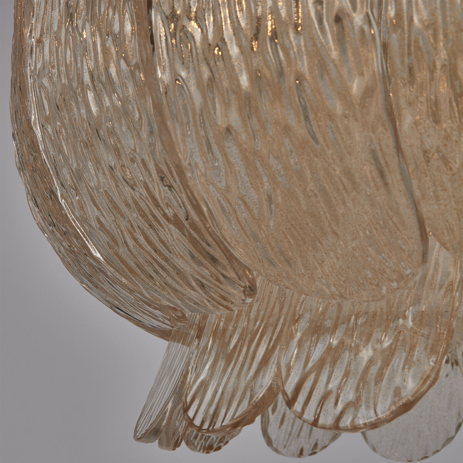 Camellia 6 Light 28 inch Winter Brass Pendant Ceiling Light