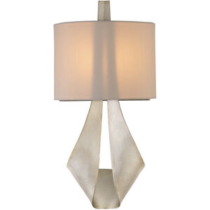Barrymore 2 Light 9 inch Pearl Silver ADA Wall Sconce Wall Light