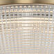 Portland LED 16 inch Winter Brass Flush Mount Ceiling Light