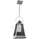 Revere Outdoor 1 Light 9.75 inch Stainless Steel Hanging Lantern Ceiling Light