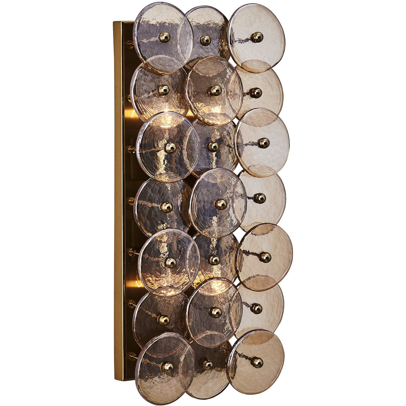 Hortensia Wall Sconce Wall Light in Polished Winter Brass