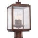 Chester Outdoor 4 Light 16 inch Copper Patina Post Mount Pier Mount