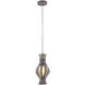 Holmes 1 Light 8 inch Charcoal Mini Pendant Ceiling Light