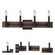 Duluth 4 Light 26 inch Satin Bronze Bath Vanity Light Wall Light