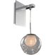 Meteor Wall Sconce Wall Light in Clear